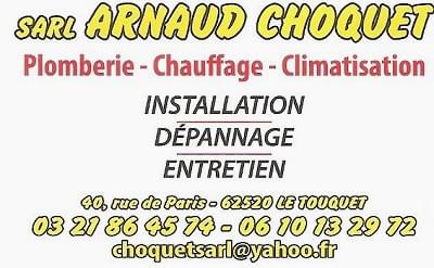 Plombier à Le Touquet - Arnaud Choquet / chauffagiste à Le Touquet - Arnaud Choquet